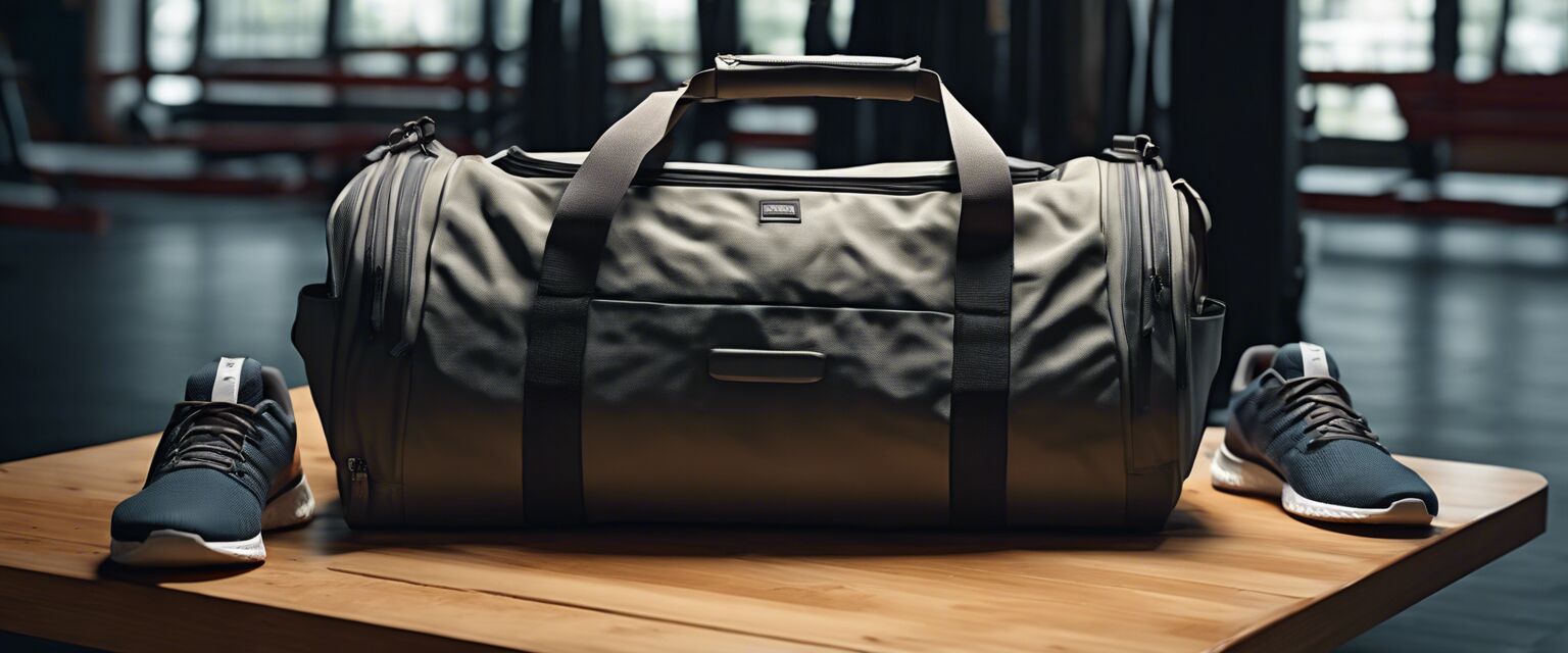 Gym duffel bag